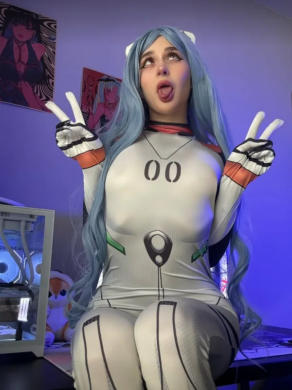 Ayanami in a photo from her public OnlyFans page